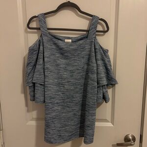 NWT Chicos cold shoulder top